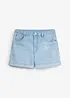 Shorts di jeans con cotone biologico, vita media, bonprix
