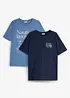T-shirt in puro cotone biologico (pacco da 2), bonprix