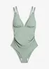 Costume intero con spalline doppie, bonprix