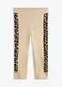 Leggings a pinocchietto con stampa leopardata, bonprix
