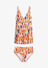 Tankini lungo ad asciugatura rapida (set 2 pezzi), bonprix