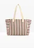 Borsa shopper grande in tela, bonprix