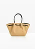 Borsa shopper effetto paglia, bonprix
