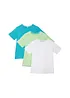 T-shirt in puro cotone (pacco da 3), bonprix