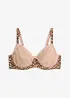 Reggiseno con ferretto e fantasia leopardata, bonprix