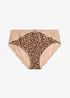 Slip alto con motivo leopardato, bonprix