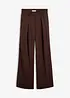 Pantaloni estivi in misto viscosa con pinces, bonprix
