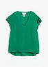 Blusa con volant, bonprix