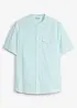 Camicia in misto lino a maniche corte, bonprix