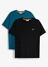 T-shirt in puro cotone biologico (pacco da 2), bonprix