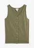 Top in filato fiammato di cotone biologico, bonprix