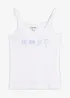 Top a costine in puro cotone biologico, bonprix