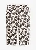 Pantaloni capri in cotone elasticizzato, bonprix