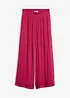 Pantaloni culotte in viscosa operata, bonprix