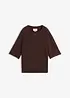 Maglia in materiale operato, bonprix