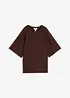 Maglia a costine in misto viscosa, bonprix