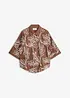 Camicetta in puro cotone con ricami, bonprix