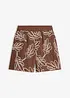 Shorts in puro cotone con ricamo, bonprix