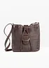 Borsa a sacco effetto paglia, bonprix