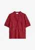 Blusa a maniche corte in puro cotone, bonprix
