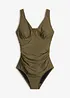 Costume intero con effetto modellante medio e spalline larghe, bonprix
