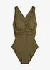 Costume intero con spalline incrociate ed effetto modellante leggero, bonprix