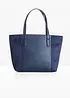 Borsa shopper grande in materiali misti, bonprix
