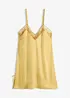 Sottoveste di satin con ricamo delicato, bonprix