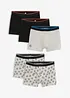 Boxer aderenti in lunghezza midi (pacco da 5), bonprix