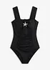 Costume intero con stella marina ed effetto modellante medio, bonprix