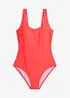 Costume intero in tessuto a trama operata leggermente modellante, bonprix