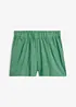 Shorts con elastico in vita in puro cotone biologico, bonprix
