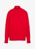 Maglione a collo alto in filato fine, bonprix