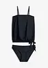 Tankini oversize con spalline staccabili (set 2 pezzi), bonprix