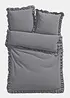Biancheria da letto in linone con ruches, bonprix