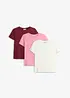 T-shirt in puro cotone biologico (pacco da 3), bonprix