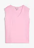 Maglia con scollo a V in puro cotone biologico, bonprix