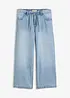 Jeans wide leg cropped, bonprix