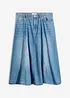 Gonna di jeans leggera con vita regolabile, bonprix