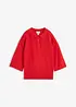 Maglione a polo in misto cotone, bonprix