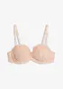 Reggiseno a balconcino in pizzo raffinato, bonprix