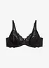 Reggiseno con ferretto in pizzo delicato, bonprix