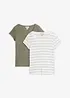 T-shirt in puro cotone biologico (pacco da 2), bonprix