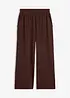 Pantaloni cropped elasticizzati in cotone biologico, bonprix