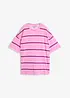 T-shirt boxy in misto cotone e viscosa, bonprix