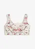 Reggiseno contenitivo senza ferretto con spalline imbottite, bonprix