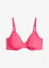 Reggiseno per bikini con arricciatura laterale, bonprix