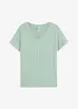 T-shirt con abbottonatura, bonprix