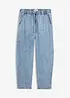 Jeans barrel shape con comodo elastico, vita media, bonprix