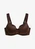 Reggiseno con coppe preformate, spalline imbottite ed effetto lucido, bonprix